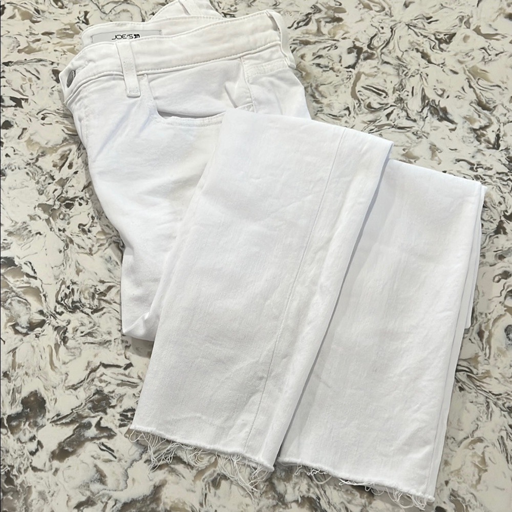 Joe's Mid Rise White Jeans